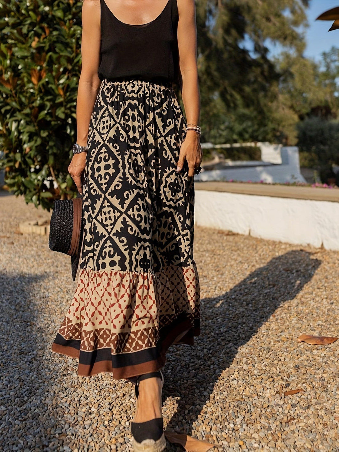Cassey™ | Boho Tarzı Etek