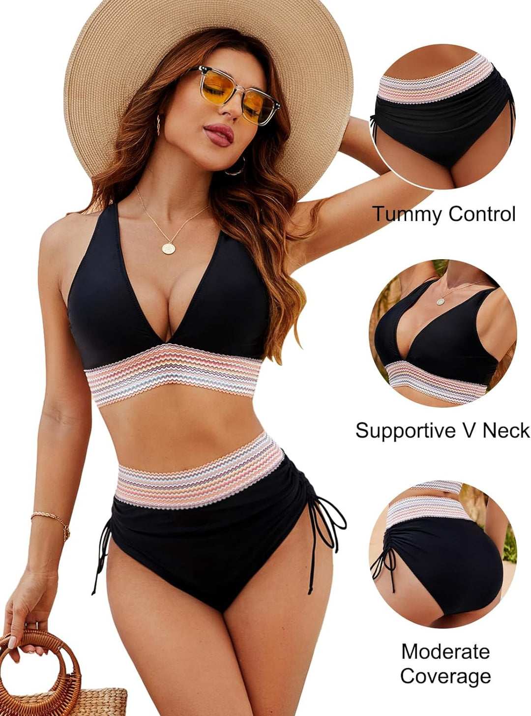 Amelia™ | Karın Kontrolü Olan Bikini Seti