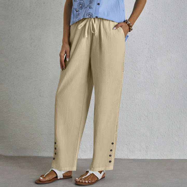 Celena™ | Zahmetsiz Düğmeli Pantolon