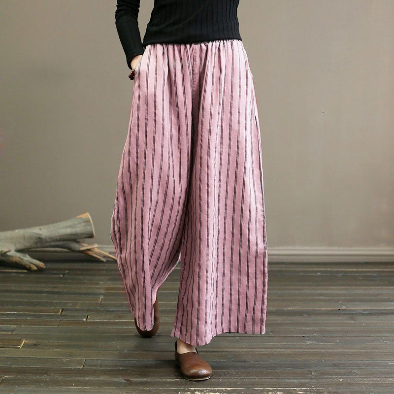 Seriva™ | Çizgili Flare Pantolon