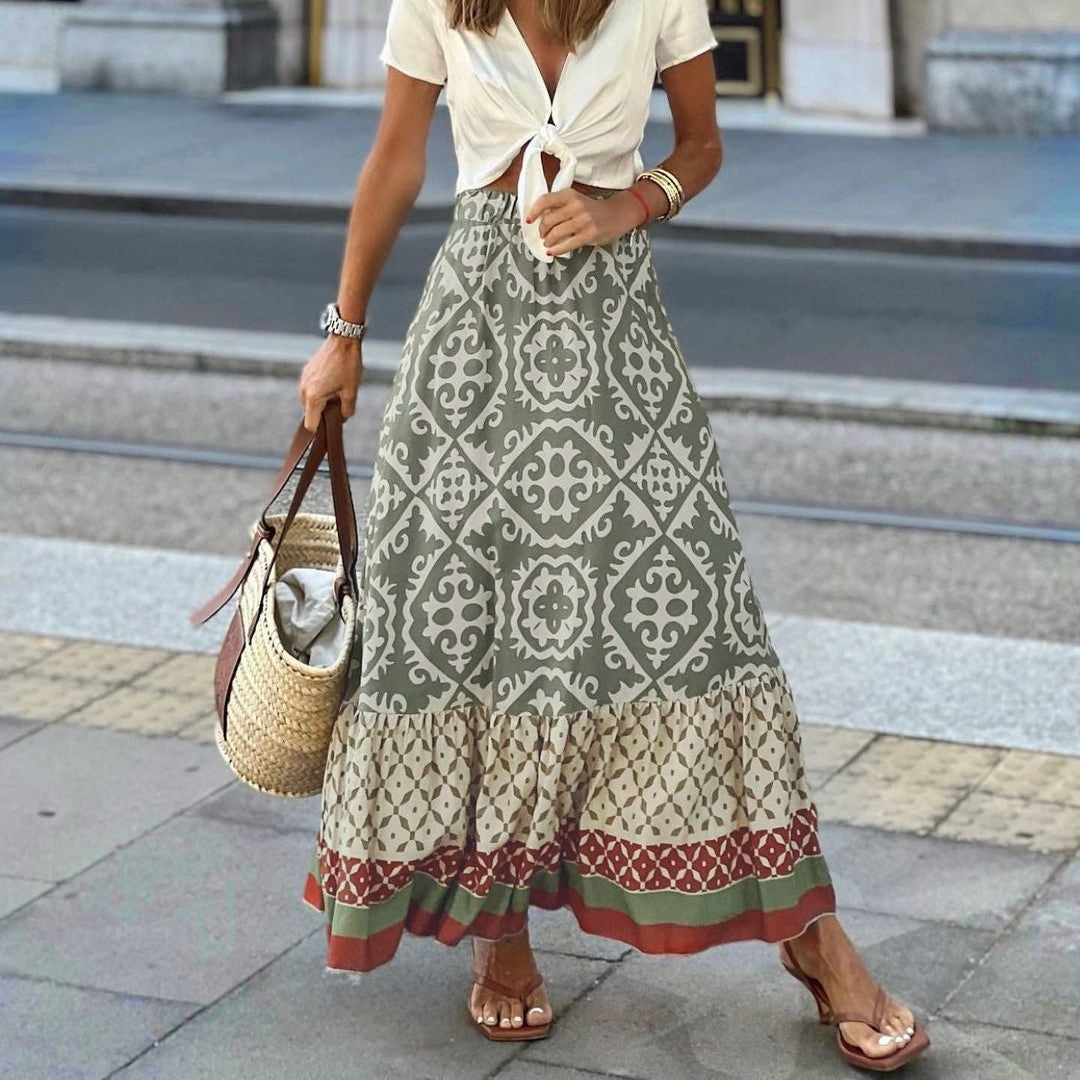 Cassey™ | Boho Tarzı Etek