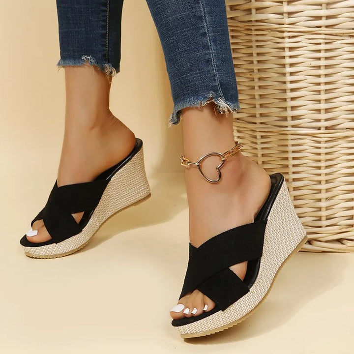 Jevie™ | Şık Wedge Sandaletler