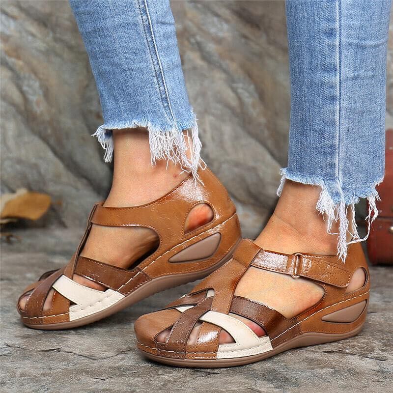Kadınlar için Vintage Ortopedik Sandaletler™ | Konfor