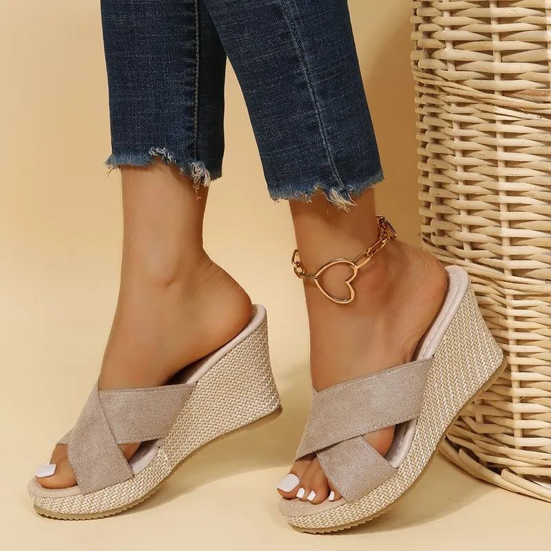 Jevie™ | Şık Wedge Sandaletler