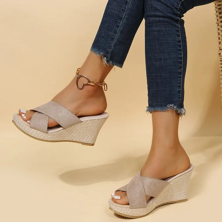 Jevie™ | Şık Wedge Sandaletler
