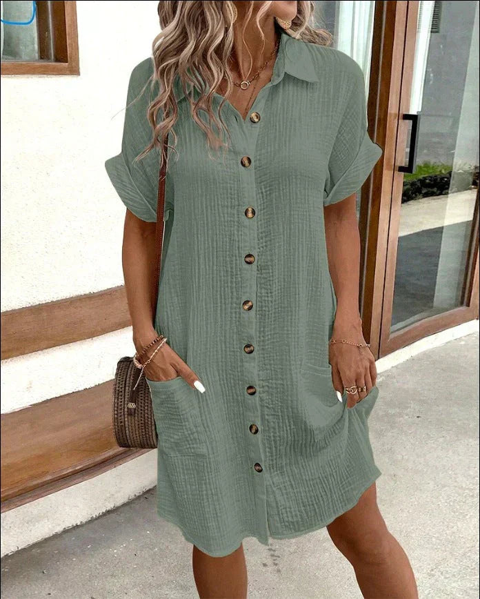 Beatrice™ | Şık Polo Elbise