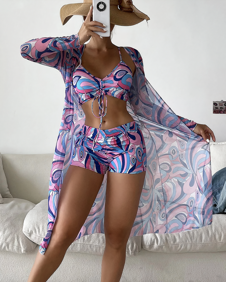 AMALFI™ | Yüksek Bel Bikini Takımı ve Üstü