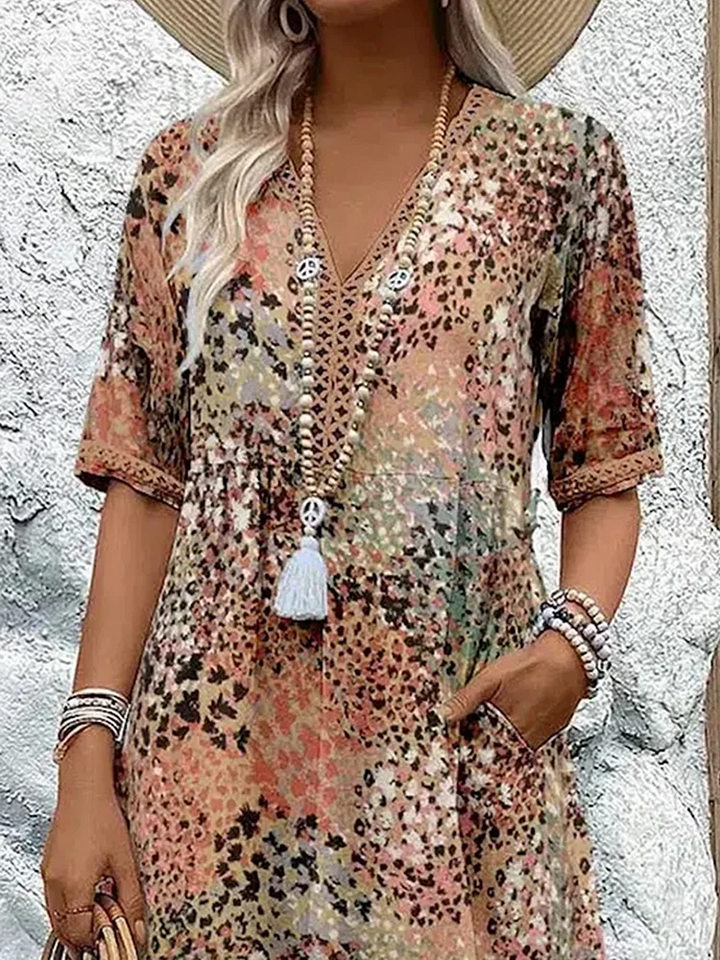 Florencia™ | Canlı Midi Elbise
