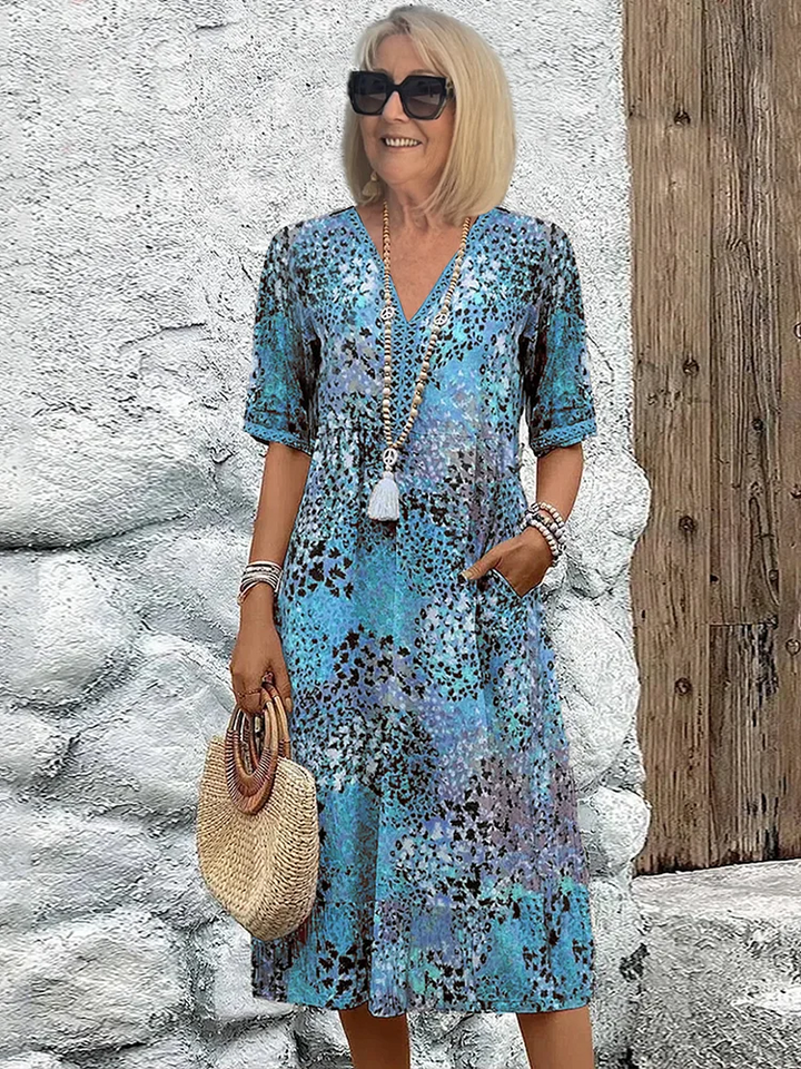 Florencia™ | Canlı Midi Elbise
