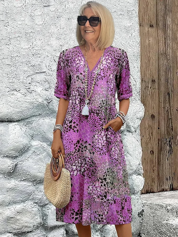 Florencia™ | Canlı Midi Elbise