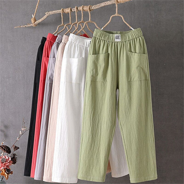 OLIVIA™ | Keten karışımlı Pantolon