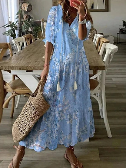 Dianna™ | Boho Karın Kapama Elbisesi