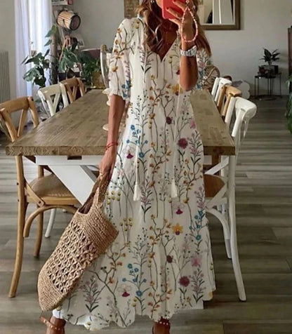 Dianna™ | Boho Karın Kapama Elbisesi