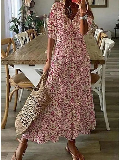 Dianna™ | Boho Karın Kapama Elbisesi