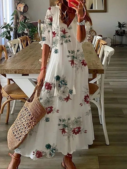 Dianna™ | Boho Karın Kapama Elbisesi